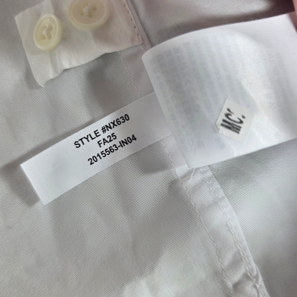 Madewell Oversized Button Up Shirt Cotton Hip Length White Small Womens NWT - Picture 6 of 10